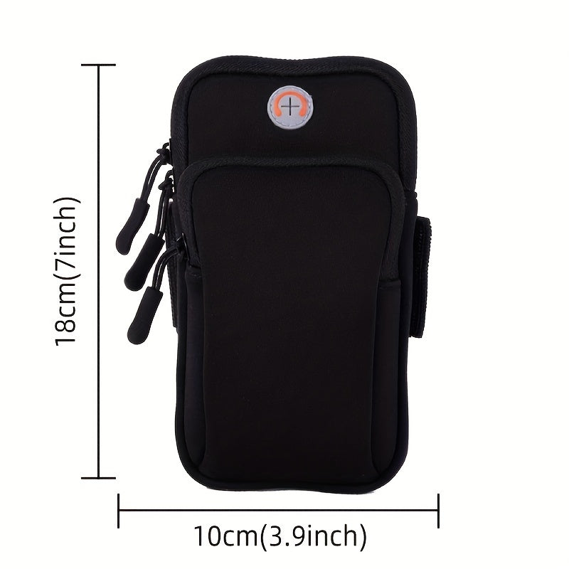 Waterproof Running Arm Bag for Mobile Phones - Securely Store Your Phone While Exercising Outdoor Running Hiking Sport Activities Accessories