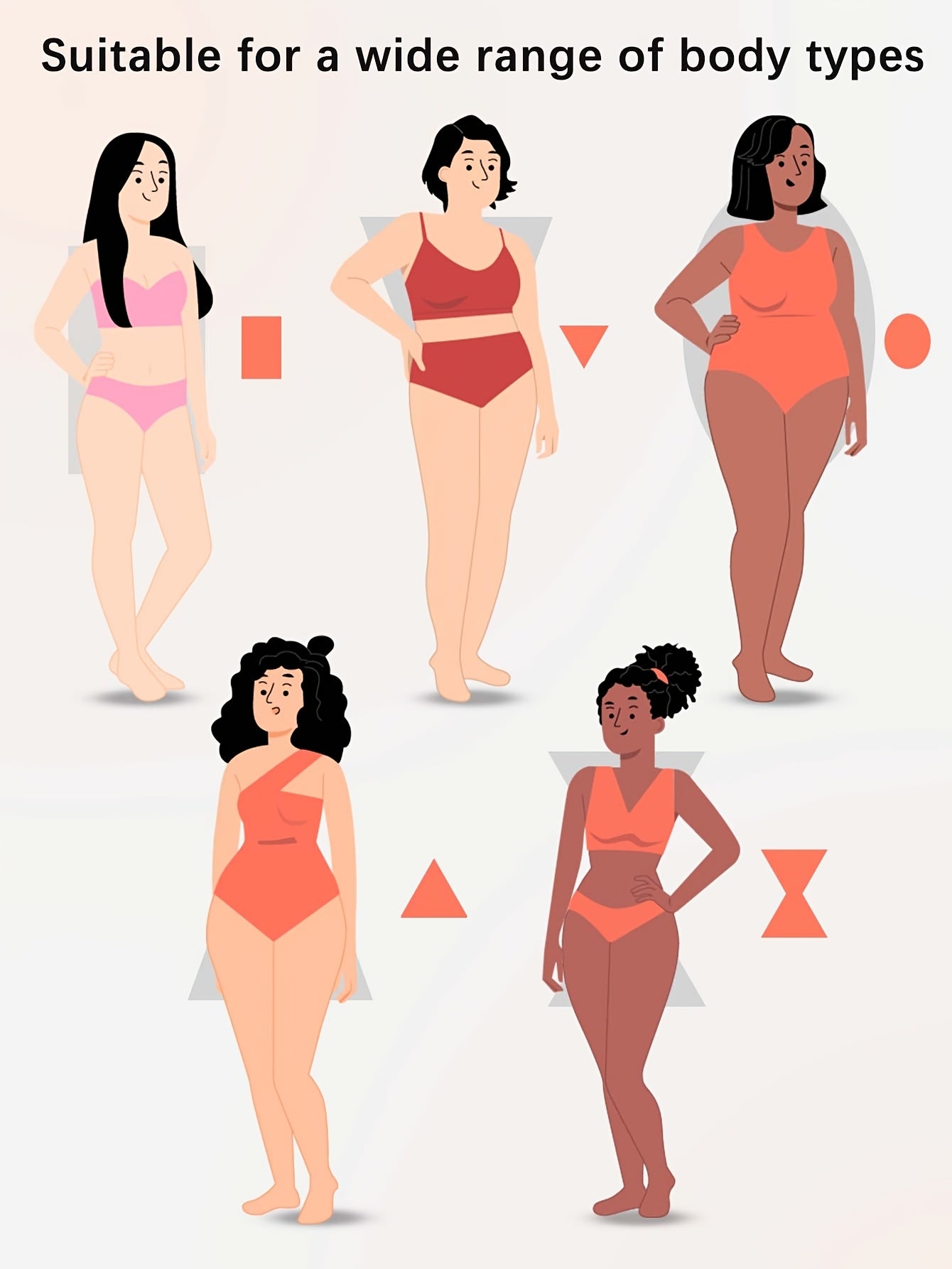 For Curvy Ladies 3 PCS SET  XL-3XL UK ( 18-24) Plus Size Seamless Triangle Bodysuit Shaping Underwear with Adjustable Straps, Tummy Control, Butt Lifting Effect, and Front Snap Closure
