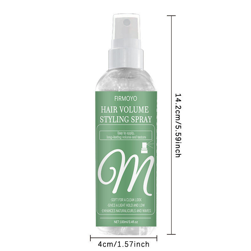 Keratin Volume Styling Spray, suitable for all hair types, fast styling, long-lasting and firm, with keratin and glycerin, mild and non-irritating ingredients, anti-sweat, oil control, nourishing and moisturizing, daily care,