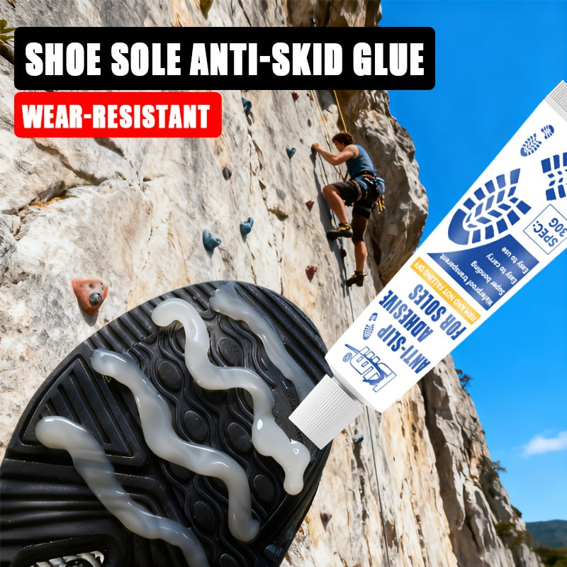 NEW Non-Slip Shoe Gel - Long-Lasting Anti-Wear Formula, Enhances Grip, Prevents Slipping, Ideal for Rainy, Snowy, and Icy Surfaces, Ensures Comfortable Walking and Running Winter Sports Accessories