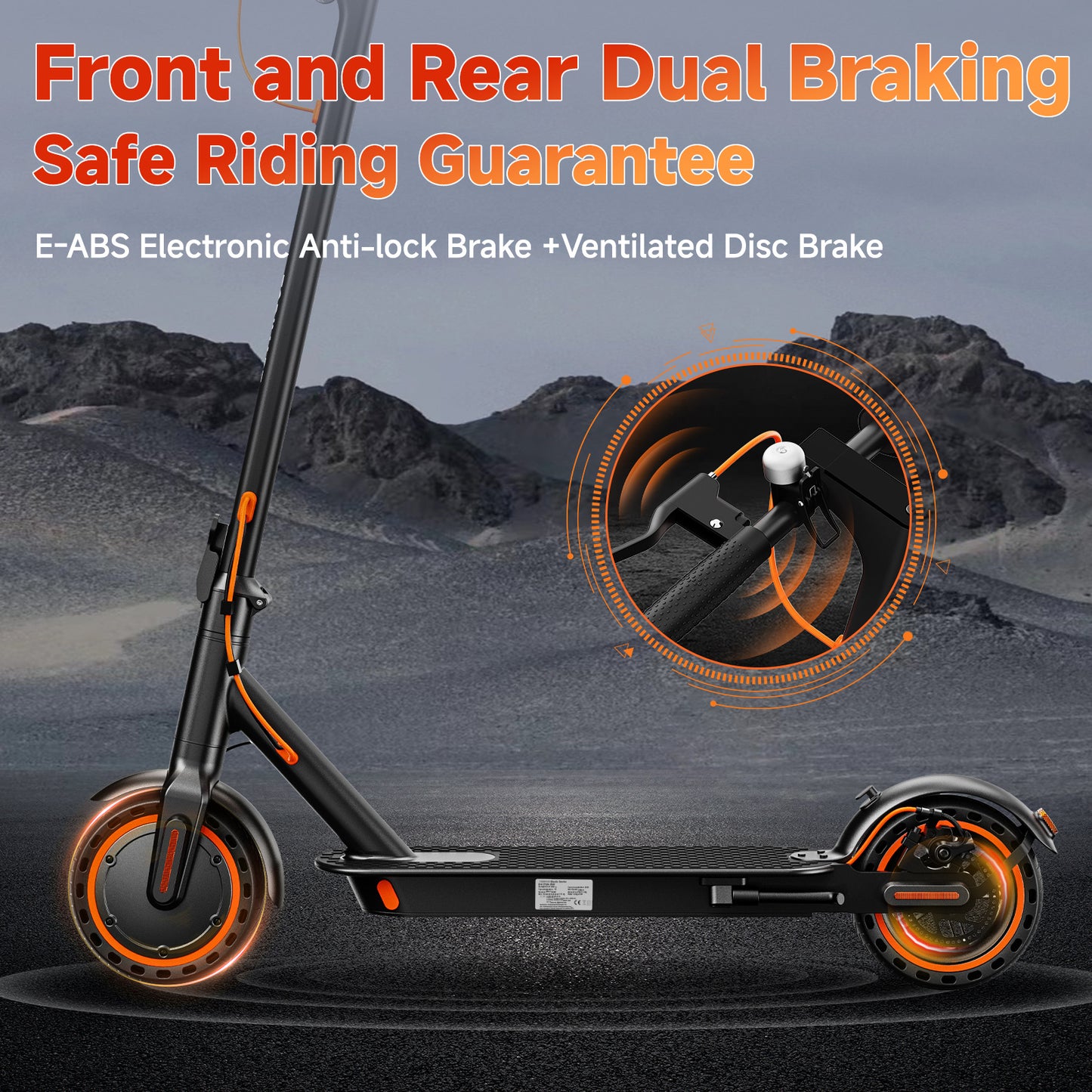 NEW  T3 Adult Electric Scooter, 25 Km Range, 36V 7.8Ah Battery, Ultra Light 350W/25KM/H Motor, 8.5-Inch Solid Honeycomb Tires, Front And Rear Dual Brakes, 70kg Maximum Load Capacity