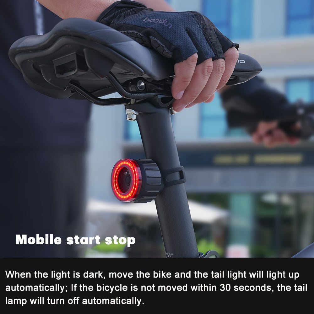 NEW Arrivals LED Charging Cycling Taillight Set with Smart Auto Brake Sensing for Bicycles