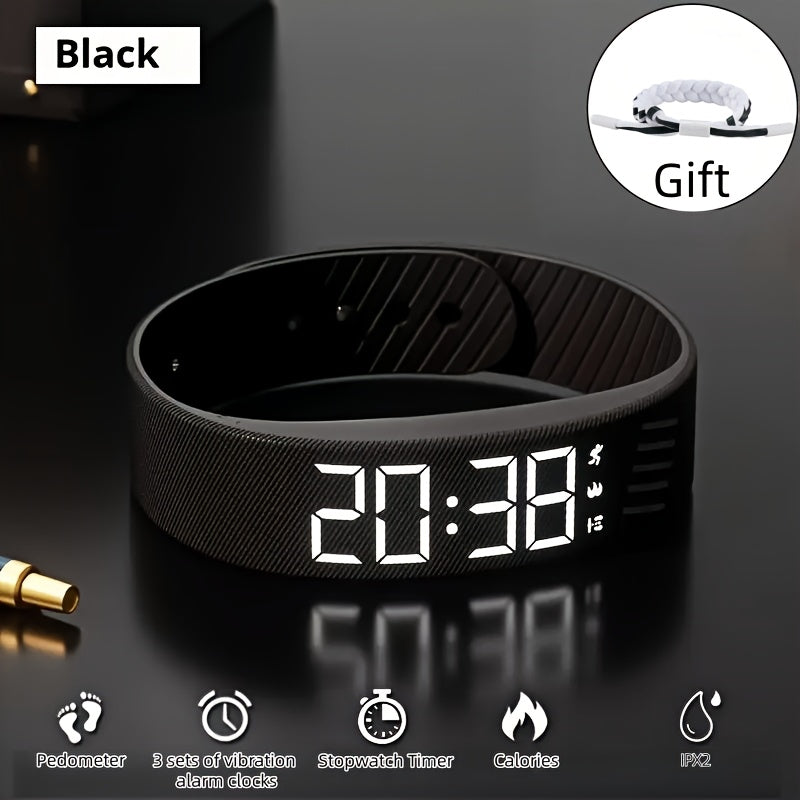 New Multi-functional Simple and Stylish Unisex Digital Watch, featuring alarm, pedometer, timer, night light, designed for students with a lightweight and comfortable fit. Ideal for any occasion—perfect as a holiday gift. I