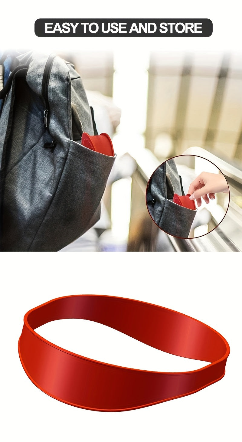 3 Colors Men's Silicone Haircut Band - Flexible, Curved Hair Trimming Guide for DIY Home & Travel Use, Soft Grip Hair Styling Tool Hair Care Accessories