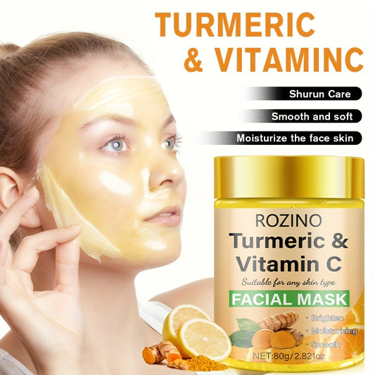 [Aging Wrinkle Skincare]Instant Lift Turmeric Vitamin C Facial Mask, Hydrating, Smooth, Tightens Lift, Dark Spot/Wrinkles Appear, for Skin Red, Dull, Wrinkles, Fine Line, Coarse Pores, Loose, Aging Signs. Korean Skincare Prod