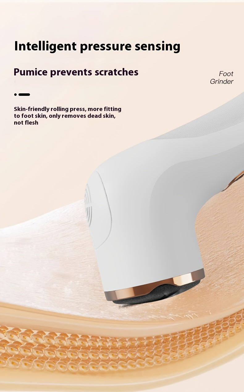 Electric Feet Callus Removers Rechargeable, Portable Electronic Foot File Pedicure Tools, Electric Callus Remover Kit, Professional Pedi Feet Care for Dead Skin, Hard Cracked Dry Skin Ideal Gift Electric Foot Repair Machine
