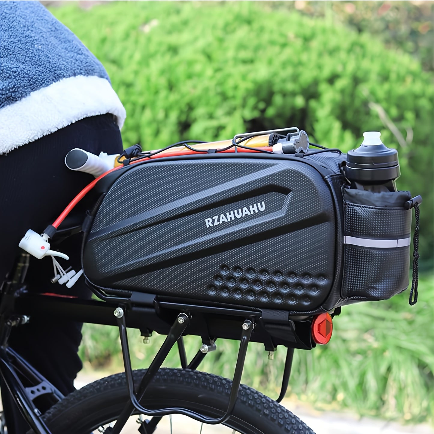 Bicycle Riding Bag, Rear Rack Bag, Mountain Bike Camera Sling Bag, Hard Shell Waterproof Rear Bag