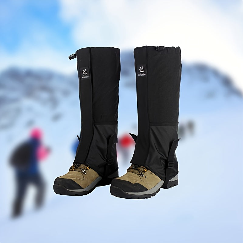Outdoor Leg Protectors Suitable for Everyone - Advanced for Hiking, Hunting, Camping, Skiing, Desert Walking, And Mountaineering with Breathable Gaiters for Men And Women - Adjustable Fit for Ultimate Comfort - 1 Pair