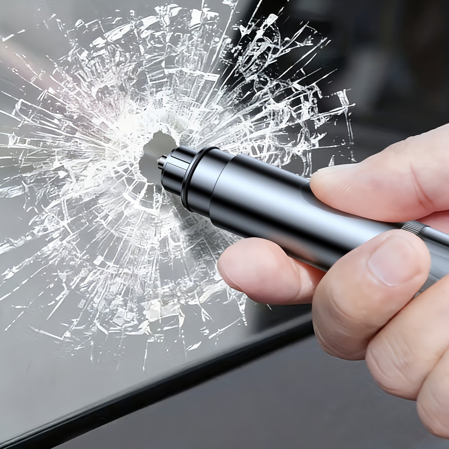 Emergency Safety Hammer - Car Window Breaker with Seatbelt Cutter, Portable Escape Tool for Vehicle & Home Use