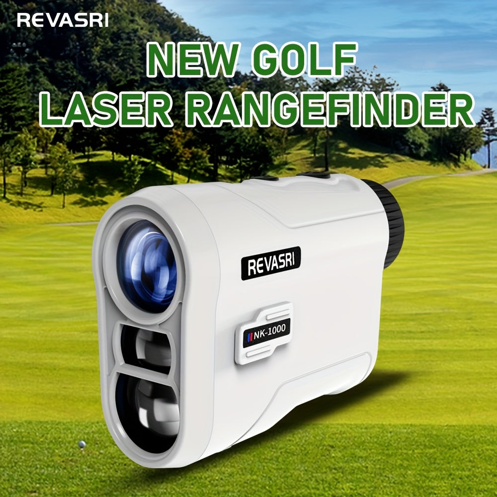 Golf Rangefinder with Slope And Pin Lock Vibration, External Slope Switch for Golf Tournament Legal, Rangefinders with Rechargeable Battery 914.4meter Laser Range Finder