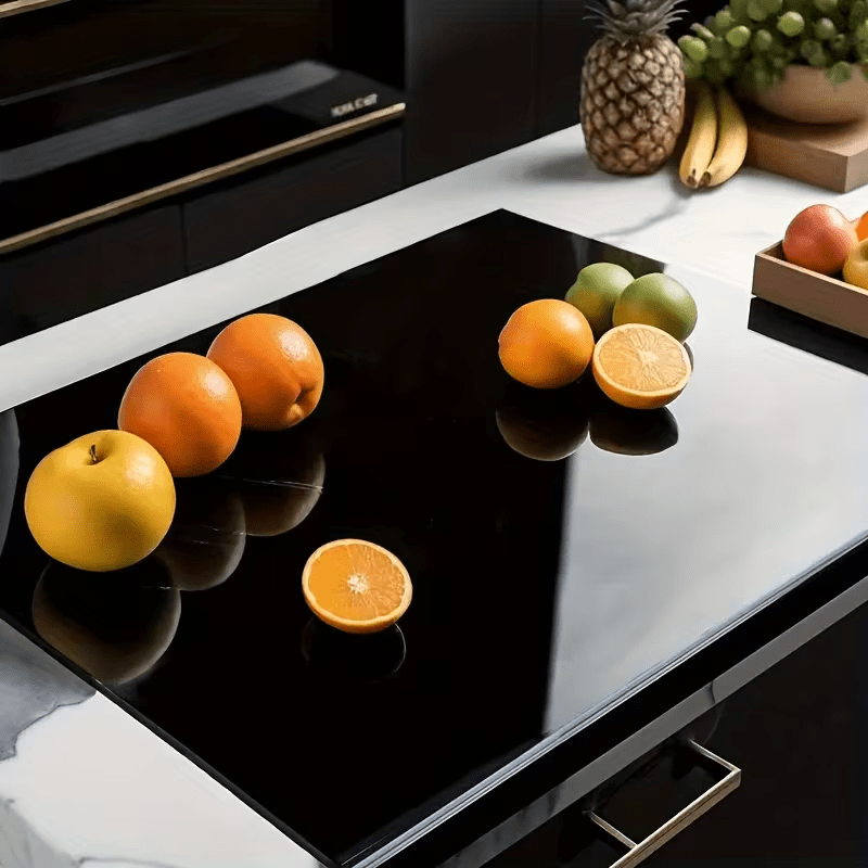 Large Black High-Tenacity Cutting Board, Chopping Board, Non-Slip Acrylic Black Cutting Board, Kitchen Home Restaurant, Countertop Protection Cutting Board, Fruit Cutting Board, Kitchen Utensils, Kitchen Supplies