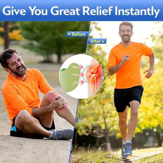 40 PCS Set Knee and Arm Patches - Soft Non-Woven Fabric for Daily Use Running Cycling Knee Pain Relief Sport Injuries Recover Treatment Pads Health Care Accessories Tools Sets