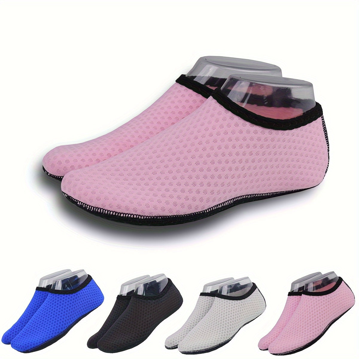 Versatile Water Shoes Aqua Socks for All Seasons - Breathable, Quick-Dry Fabric for Swimming, Diving & Beach Activities