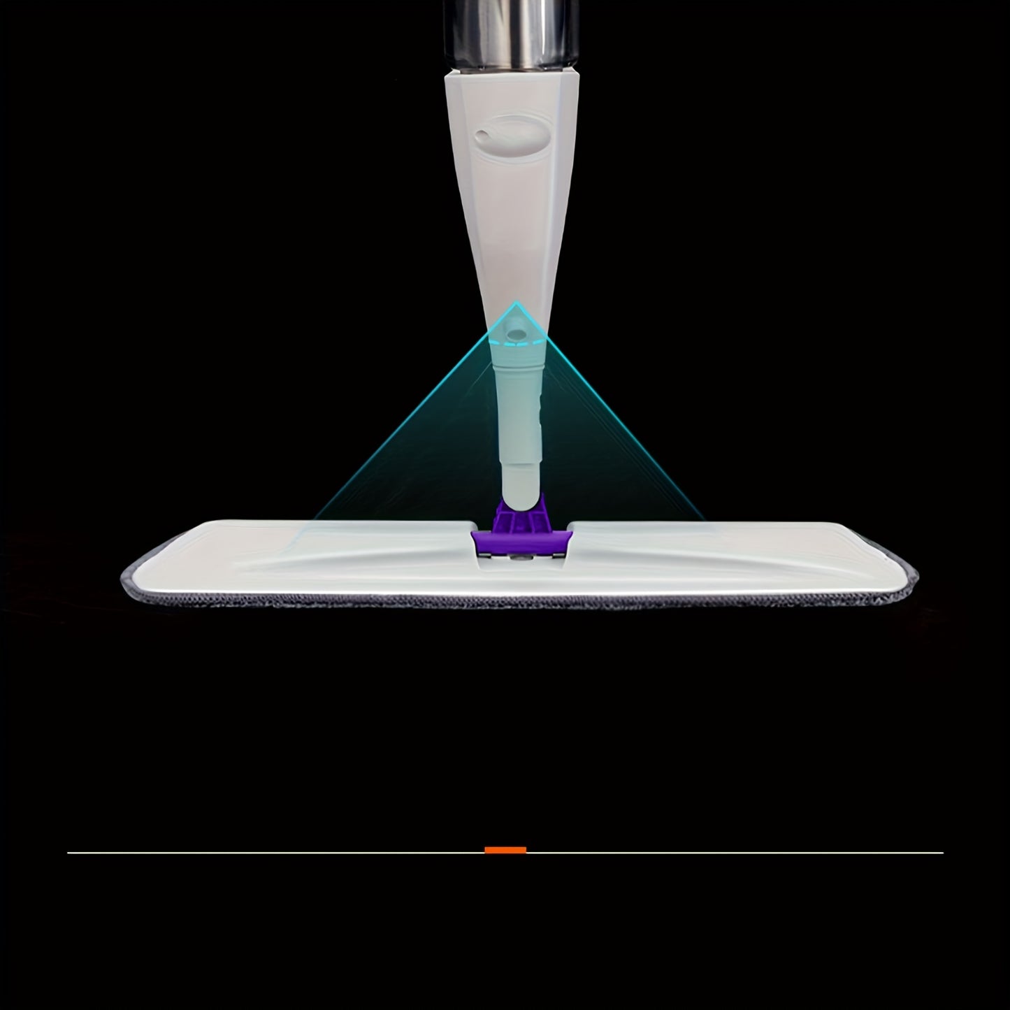 Household Mop + 4 Cloths with Spraying Function, including 4 replaceable cleaning cloths, with 360-degree flexible cleaning-suitable for living room, bedroom, kitchen and bathroom.