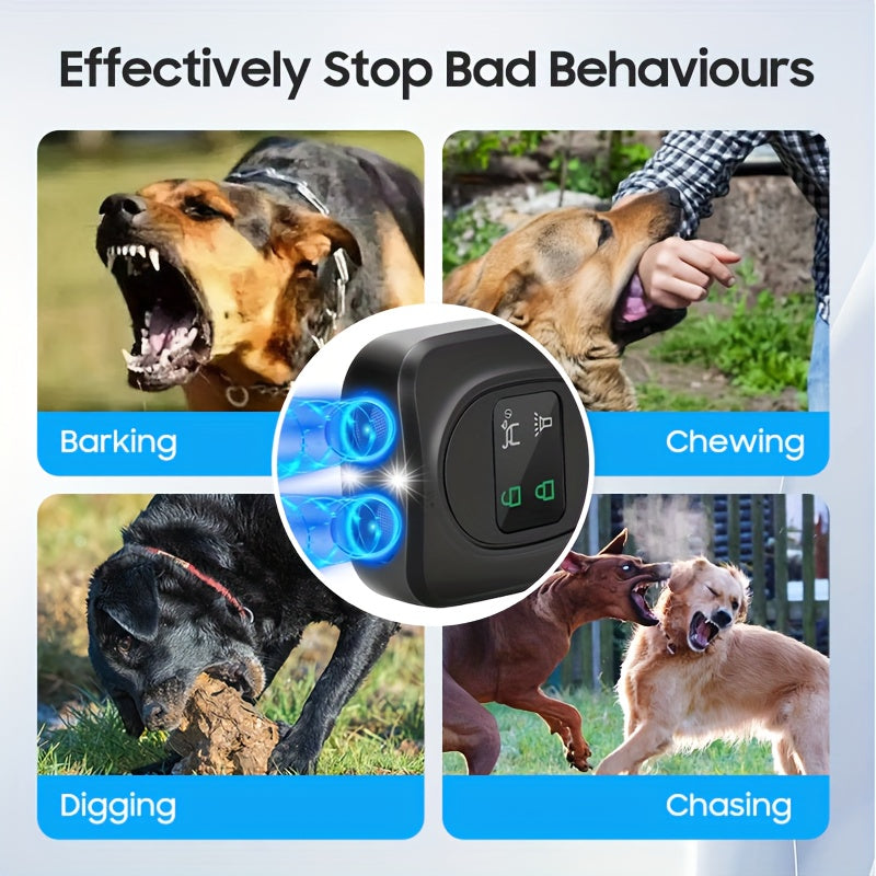 Mini Handheld Anti-Barking Device, Soundwave technology Dog Repeller, Noise Reducer, Quiet Pet Trainer, Compact & Portable, Ideal for Dog Training & Outdoor Use, Black, Perfect Gift for Dog Owners & Dog Lovers,  Compact Desi
