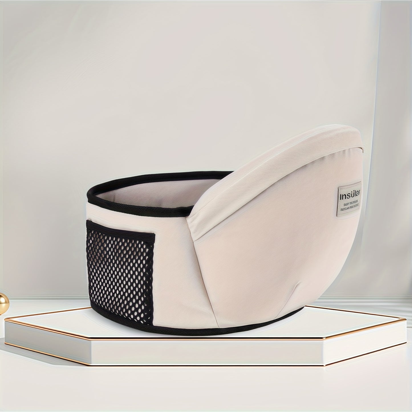 1pc Ergonomic Baby Waist-to-Toe Height-Adjustable Baby Carrier-like Babypot - 30° Tilted Design with 0-3 Years, Soft Padding & Secure Buckle Closure, Lightweight Sturdy Frame for to 12-Month-Olds, Travel-Friendly Baby Carrie