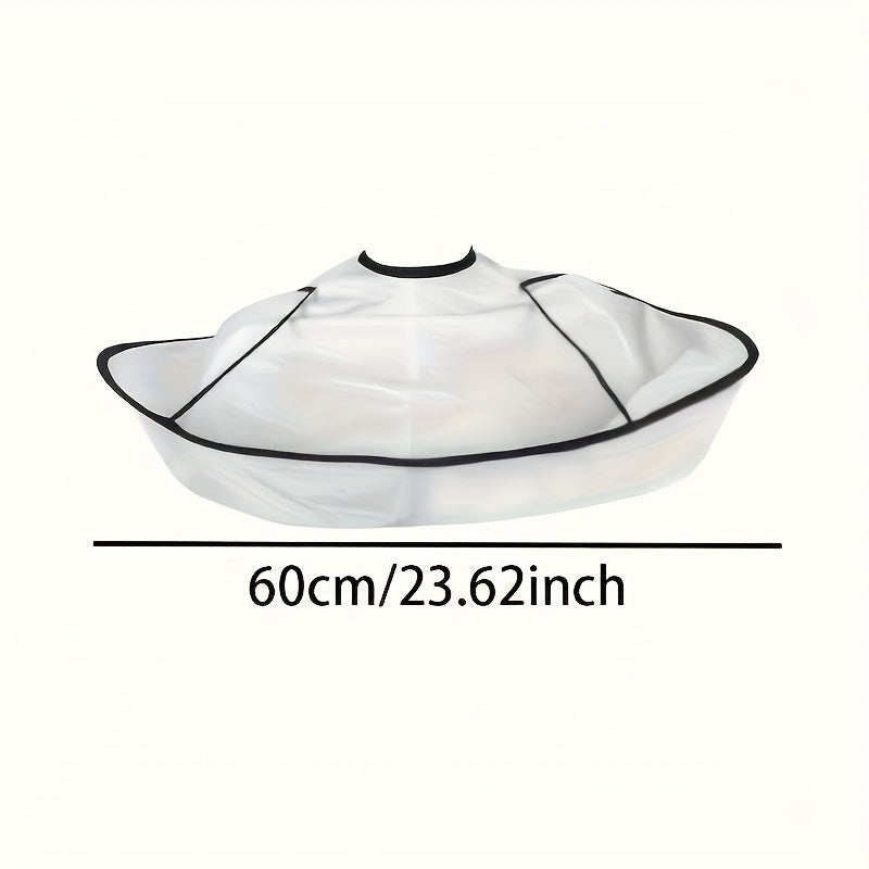 White/Black Hair Cutting Umbrella Cloak Color Barber Bib Non-Stick Hair Clipping Cape Bib, Home Hairdressing Apron Overalls Razor Women Men Hair Care Accessories