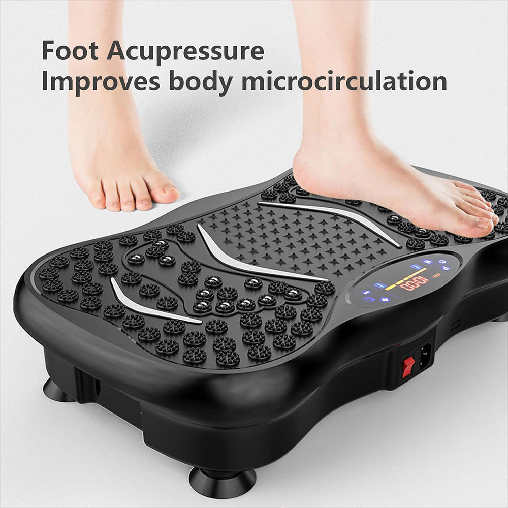 Home Gym Full Set Power Vibration Plate Exercise Machine – 99 Levels & 10 Modes, Bluetooth, Remote Control Home Fitness & Weight Loss Equipment | Full-Body Workout, Fat Burning & Muscle Toning
