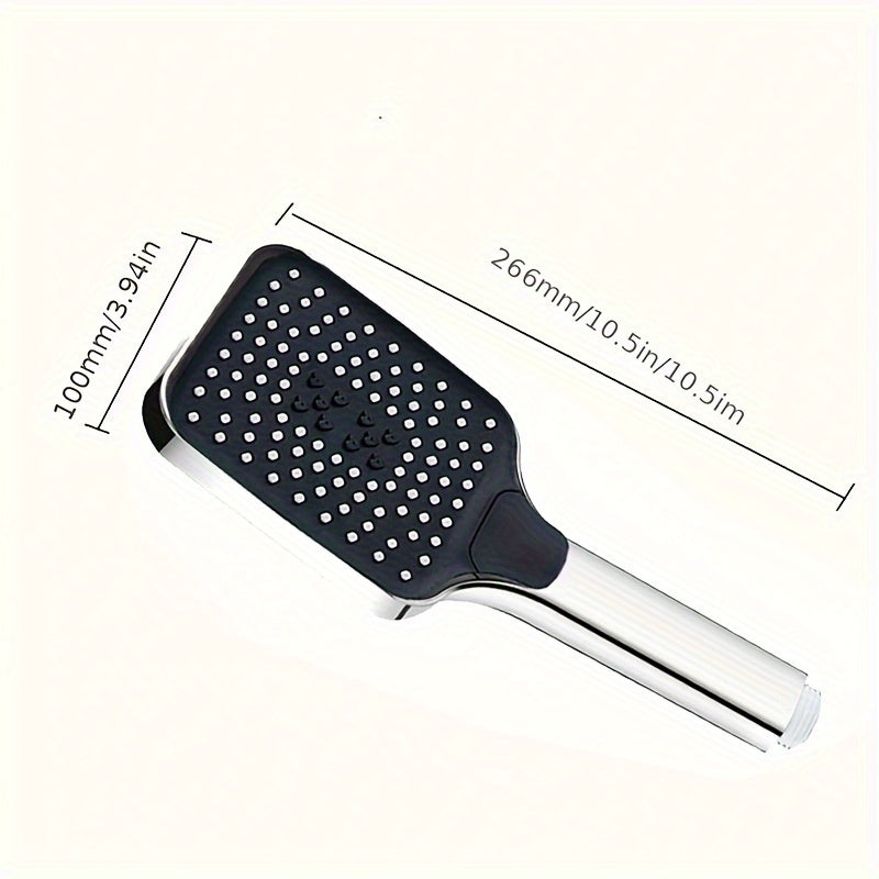 Large area shower spray Silvery head with 3 adjustable modes, high-quality high-pressure water-saving flow shower faucet, nozzle, bathroom accessories, Christmas/Halloween Gift Decoration