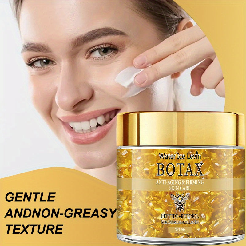 BOTAX Facial Firming Serum with Retinol, Collagen & Bee Venom, Moisturizing Cream for All Light Beige Types Including Dry, Sensitive, Mature, - Quick Results, Protein Skincare