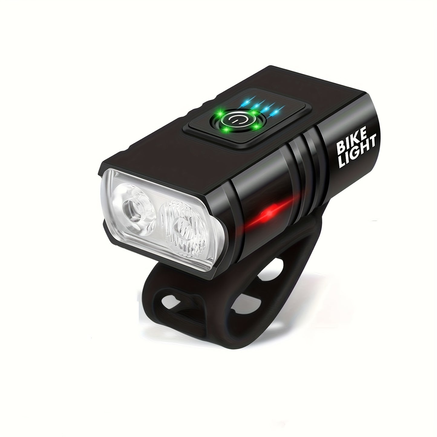 Bicycle Lights Set, USB Rechargeable Front And Rear Lights with 6+4 Modes Suitable for All Types of Bikes, Including Mountain And Road Bikes, for Night Riding.