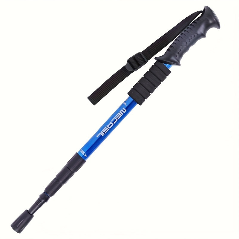 Top Quality Aluminum Alloy Lightweight Hiking Walk Sticks with Four Adjustable Sections, Designed to Be Flexible And Resistant to Rust, Perfect for Trekking And Travel Sports Accessories