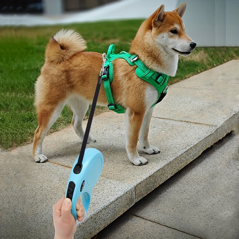 7 Colors Retractable Dog Leash | 10-foot ABS Leash for Outdoor Walking, Uncharged Power Mode