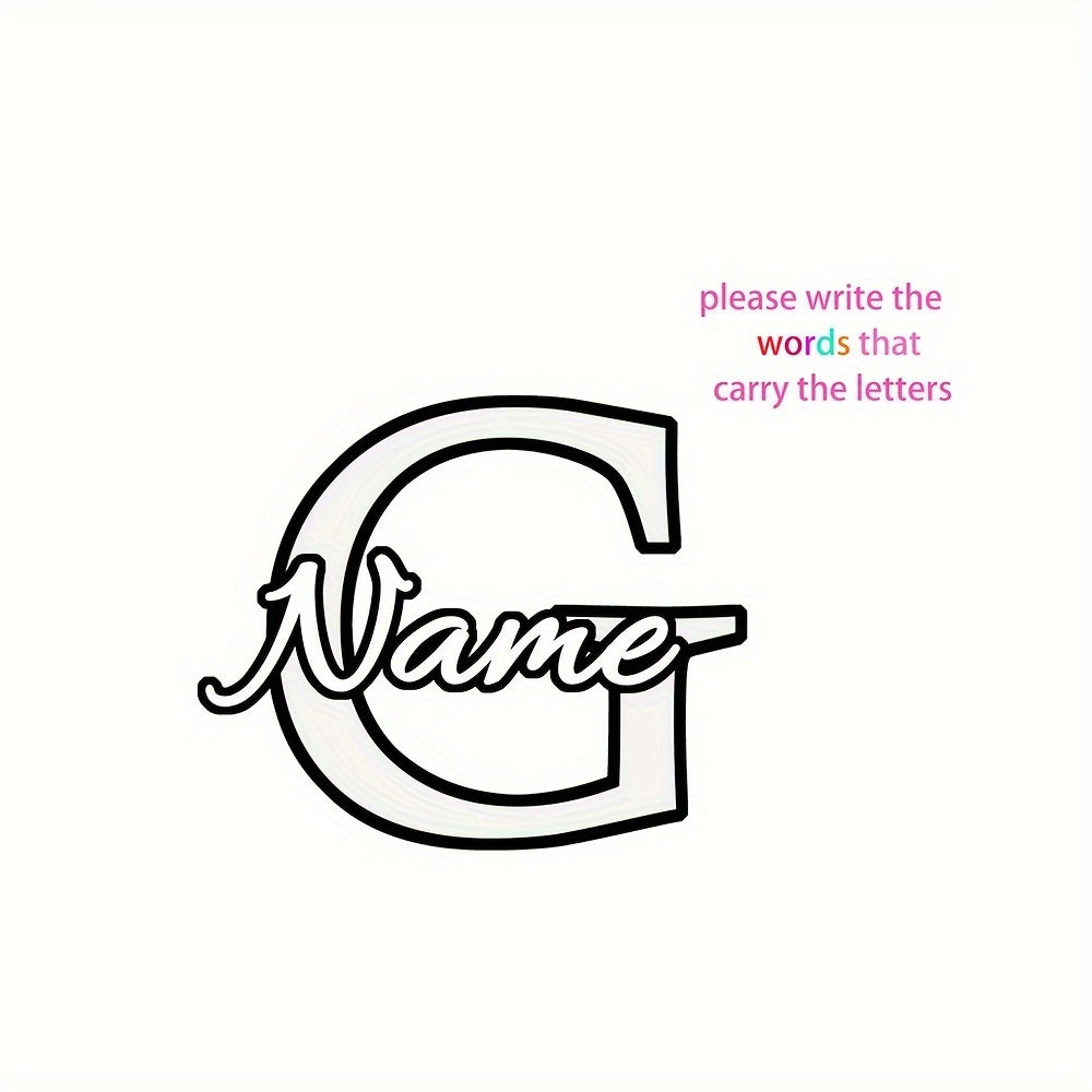 Customized bedroom personalized double-sided letter LED mirror light, USB power supply, suitable for room wall, bathroom, neon light mirror, Christmas Valentine's Day birthday gift (1pc)