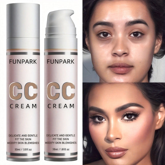 CC Cream, Cover Freckles and Wrinkles, Create Flawless Skin, Whitening Brightening Cream Light Texture, Easy to Apply, Long Lasting Makeup Concealer Women Beauty Salon Spa Accessories Cosmetic Supplies