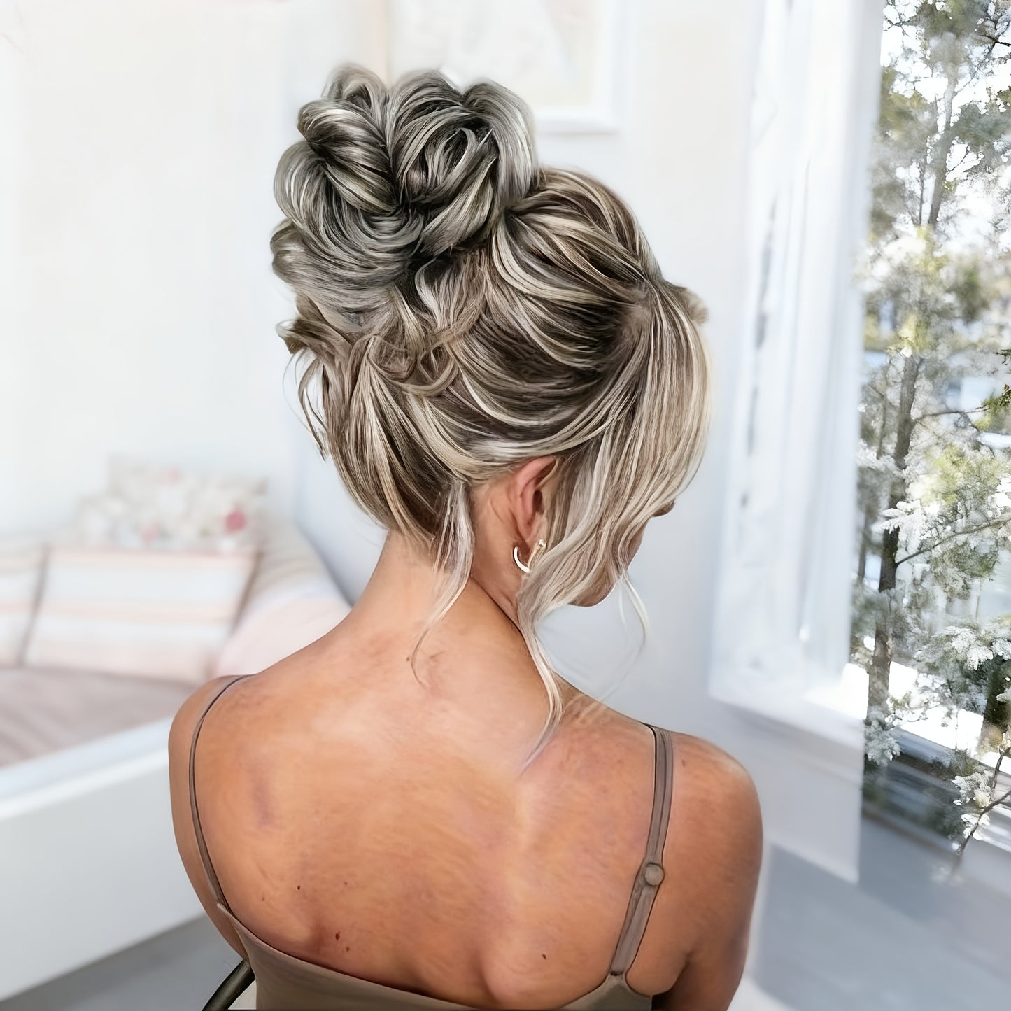 NEW Arrivals 6 Colors 6-inch Lazy Voluminous Ponytail Clip-in Wig | Fashionable Messy Bun Accessory, Quick Hairstyle Updated Trend Women's Wig Hair Care Accessories