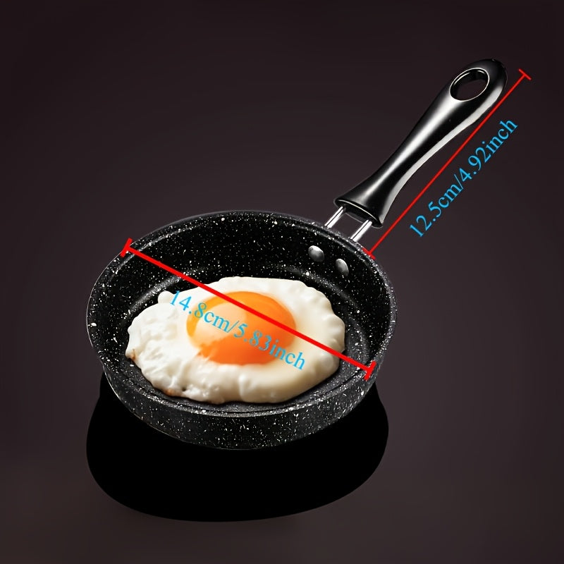 A Multifunctional Non-Stick Pan with a Diameter of 14Cm, Easy to Clean Frying Pan for Eggs And Steak, Suitable for 11 Holidays, Compatible with Induction And Gas Stoves - an Ideal Choice for Cooking Breakfast, Lunch