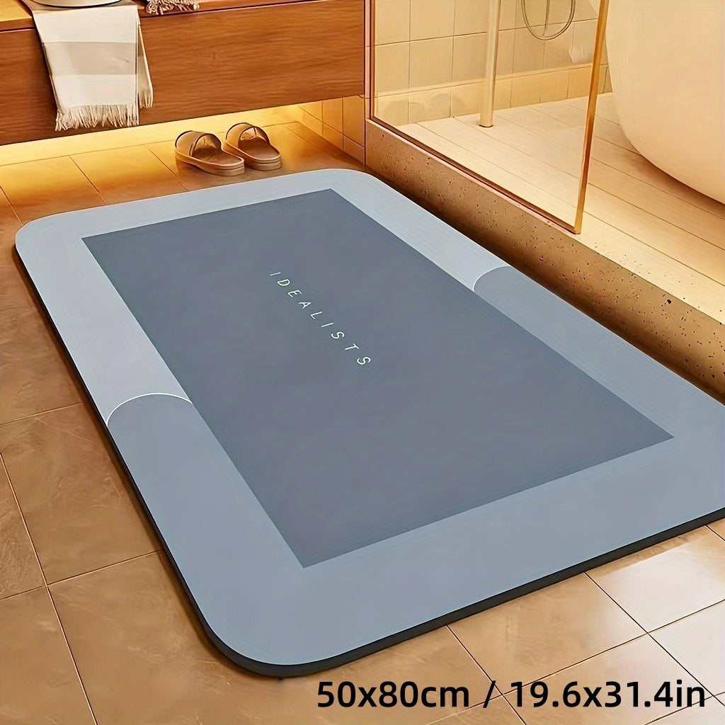 NEW Extra Absorbent Bath Mat - Quick-Dry, Non-Slip Floor Mat, Soft and Comfortable, Suitable for Bathroom, Toilet, Shower, Laundry Room, Bedroom, Living Room, Kitchen, Door Mat