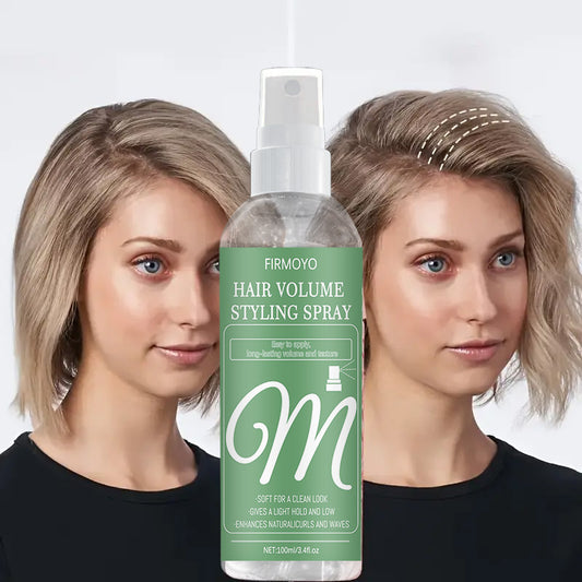 Keratin Volume Styling Spray, suitable for all hair types, fast styling, long-lasting and firm, with keratin and glycerin, mild and non-irritating ingredients, anti-sweat, oil control, nourishing and moisturizing, daily care,