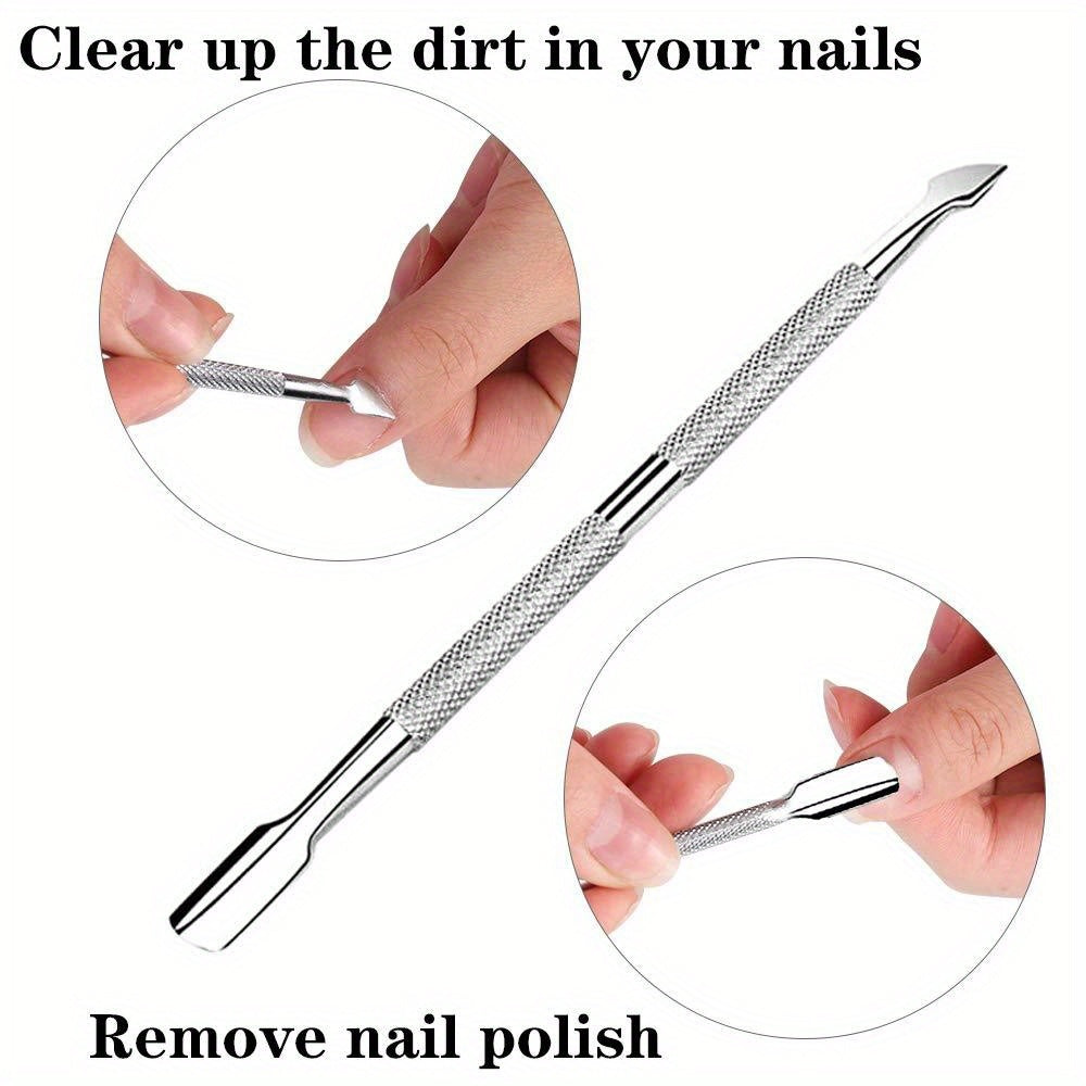 500 PCS Set Acrylic Fake Nails Set, Natural Color with Nail Clippers, File, and Polisher Brush for Women, Manicure Salons, and Home DIY Women Nail Care Supplies