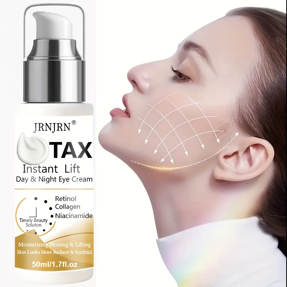 5-Second Instant Lifting Cream | Contains Retinol & Collagen, Firms & Lifts Drooping Skin, Enhances Elasticity, Eye & Face Wrinkles, Deep Moisturizing, Suitable for All Skin Types, Unisex-Adult, Christmas Gift