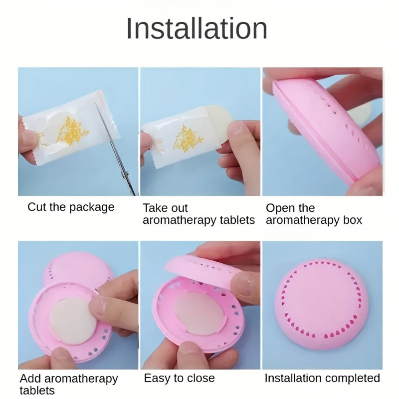 10 PCS Fragrances - Lavender, Cherry Blossom, Rose, Long-Lasting Deodorant, Solid Air Freshener Suitable for Bathroom, Bedroom, Car, And Home - Deodorizing for Cabinets And Toilets - Cleaning Supplies