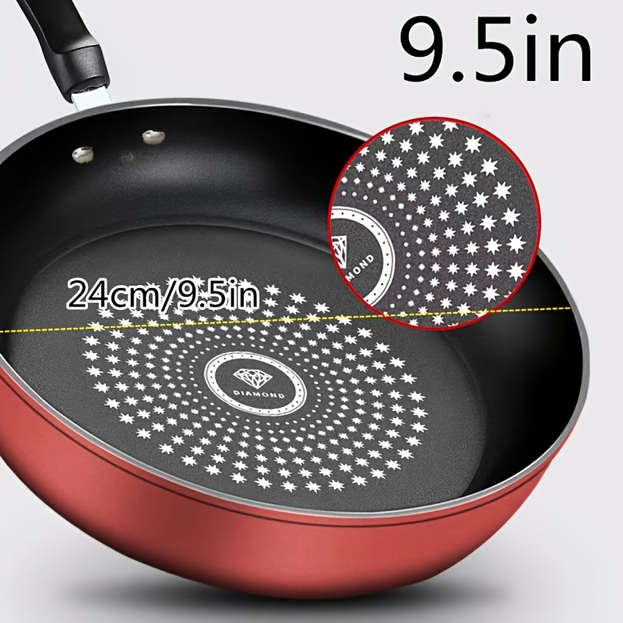 Non-Stick Lightweight, Smokeless, 24,5cm Frying Pan Suitable for Home Use, Perfect for Pancakes, Steaks, And Breakfast, Compatible with Gas Stoves And Induction Cookers Home Kitchen Accessories