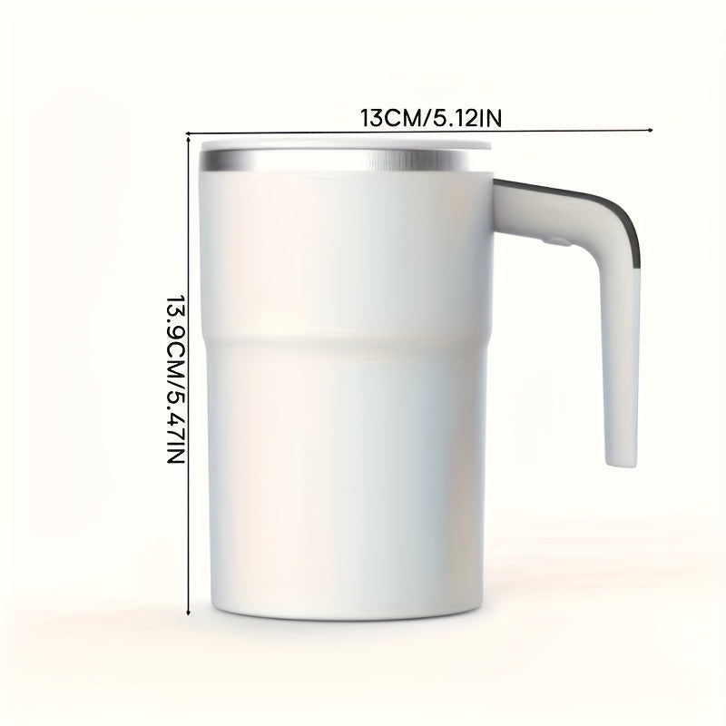 3 Colors Electric USB Charging Automatic Stirring Cup, a Self-Stirring Coffee Mug with Temperature Display Function, Travel Water Cup, Suitable for Mixing Milk, Chocolate, Mocha, Coffee, Milk, Chocolate And Mocha, Protein Pow