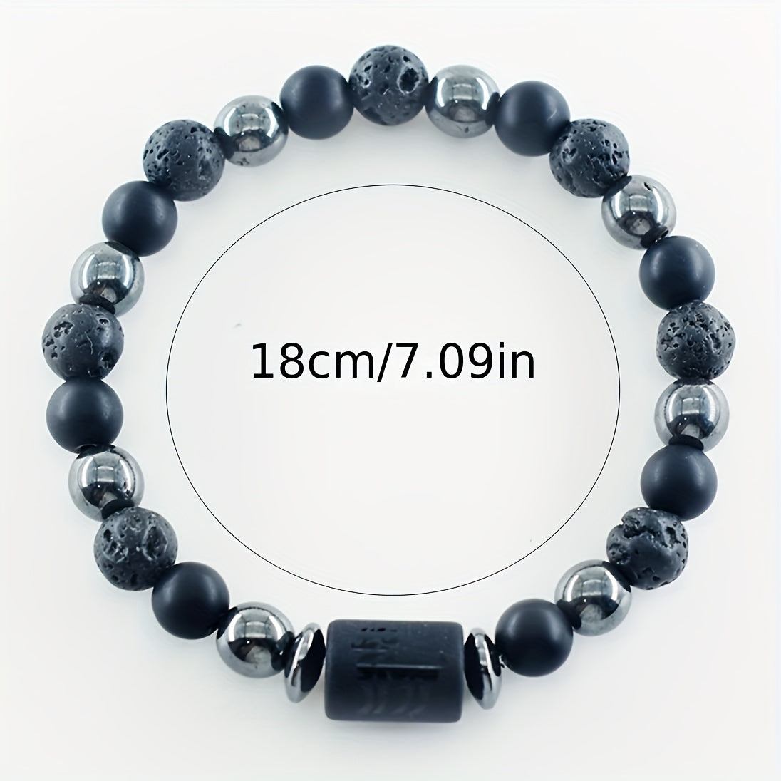 12 pcs The 12th Horoscope Months of Zodiac Natural Stone Beaded Bracelet, a Blessing Bracelet for Couples and Friends, Suitable as a Birthday Gift for Men and Women Jewelry Accessories