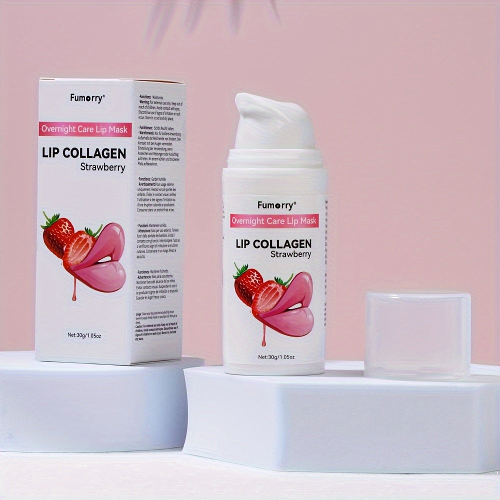 Lip Collagen - Large Capacity of, a Nighttime Lip Mask Designed to Moisturize And Nourish The Skin of The Lips, Addressing Dark Lips And Making Them Fuller