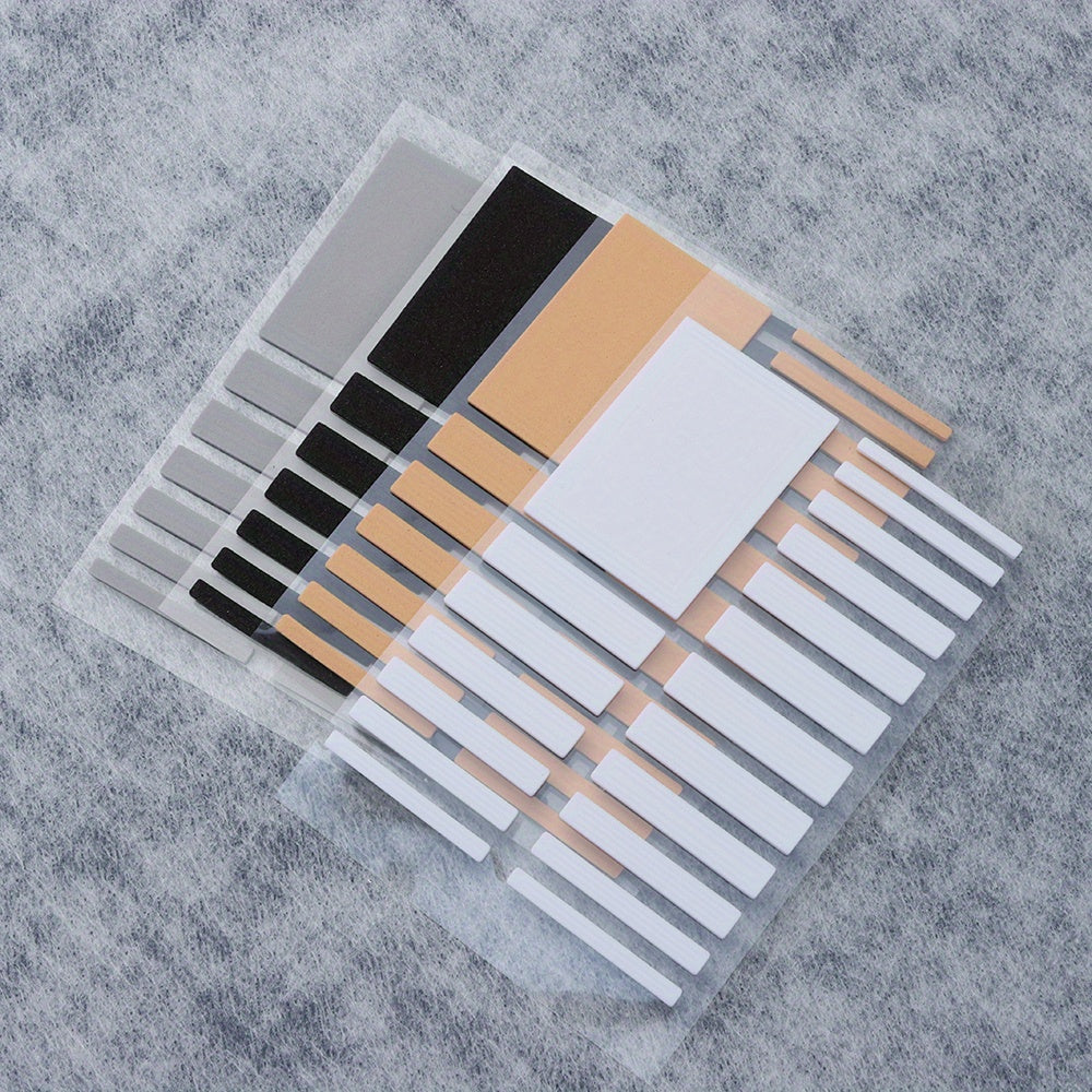4 PCS Set Ring Size Adjust EVA Invisible Sticker For Loose Rings Transparent White Finger Ring Size Resizer Reducer Jewelry Tools