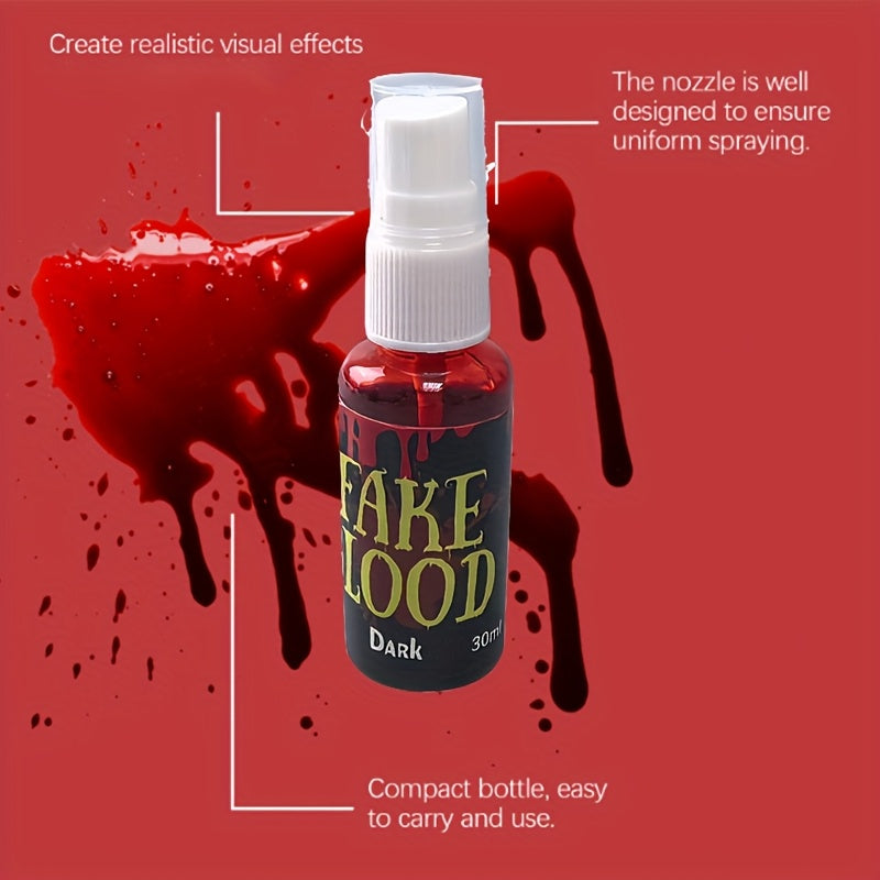Halloween Party Makeup Fake Plasma Spray 30ml Cosmetics, Movie Props, Special Effects, Makeup, Festival Makeup, Easy to Use and Carry