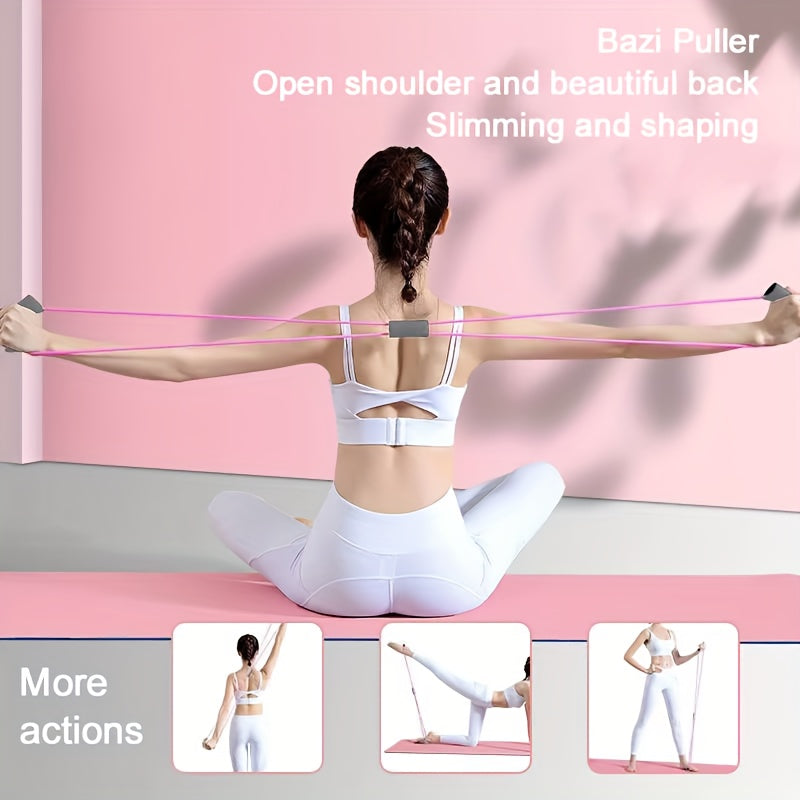 NEW Arrivals 4 PCS Set Ultimate Home Gym Fitness Yoga Studio Kit for Leg Training, Yoga Stretching, Body Shaping, And Strength Building Multifunctional Exercise Equipment Sports Accessories