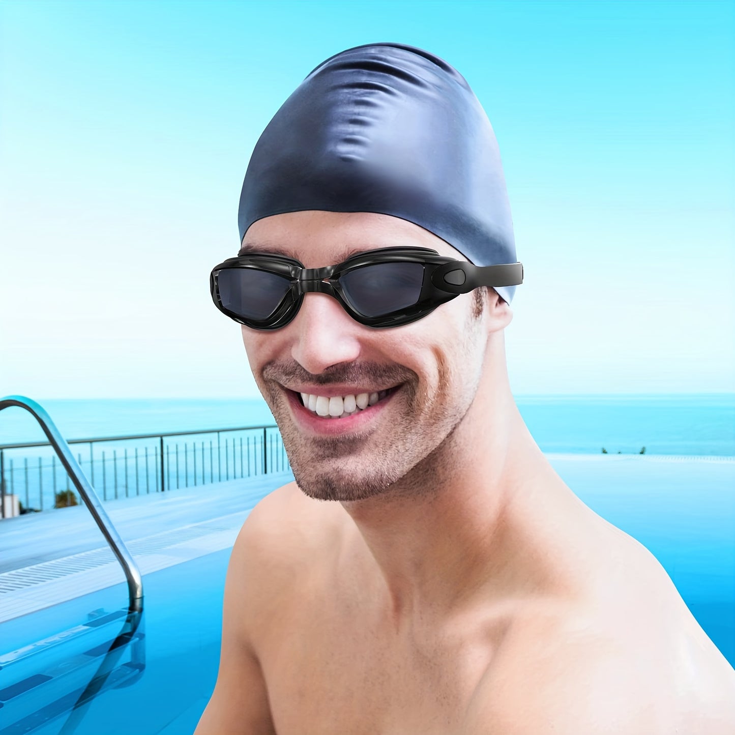 Professional Anti-Fog And Waterproof Adult Adjustable Swimming Goggles for Men, Women, And Teenagers, Designed for Training Swimming Accessories