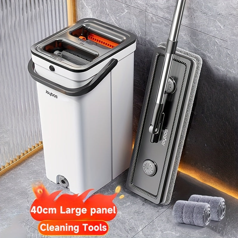 NEW Upgraded Mop and Bucket Set, Floor Cleaning Mop with Twister, Home Mop and Bucket Set with Twister, Long Handle Wall Mop Cleaner, Flat Mop and Bucket System, Cleaning Supplies, Cleaning Tools