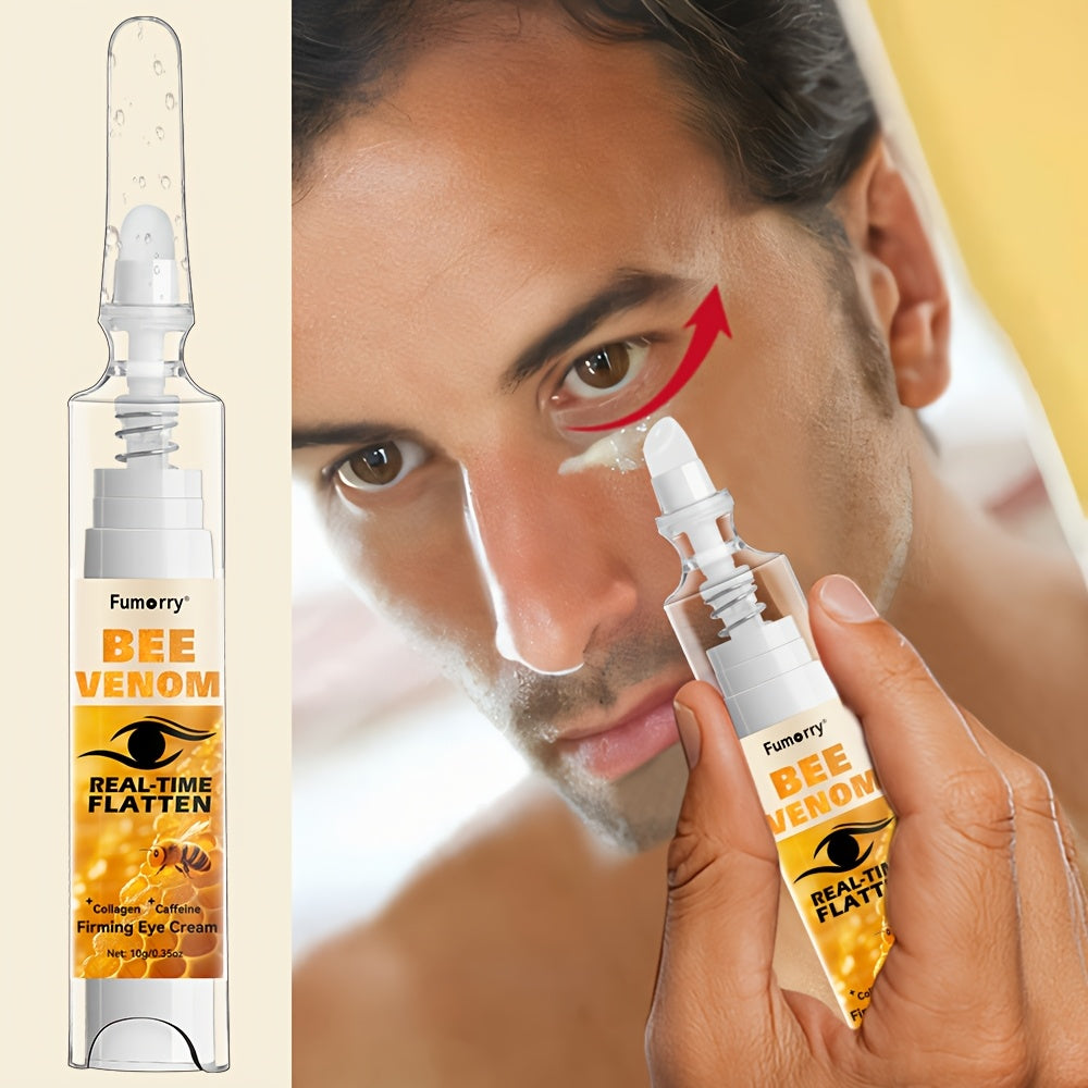 Instant Lifting & Firming Eye Cream with Bee Venom Collagen - for dark Circle, Puffiness, Wrinkles, for All Light Beige Types (Sensitive, Dry, Oily, Combination) Natural Ingredient, Easy Application, Skincare Routine, Christm