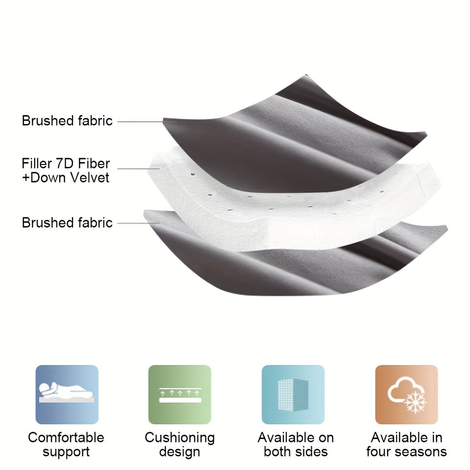 1pc 180cm x 200cm British Hotel Quality Mattress Topper 10cm Thick - Ultra-Soft Microfiber, Anti-Shift & Even Weight Distribution, UK Bed Sizes Single/Double/King/Super King, Grey