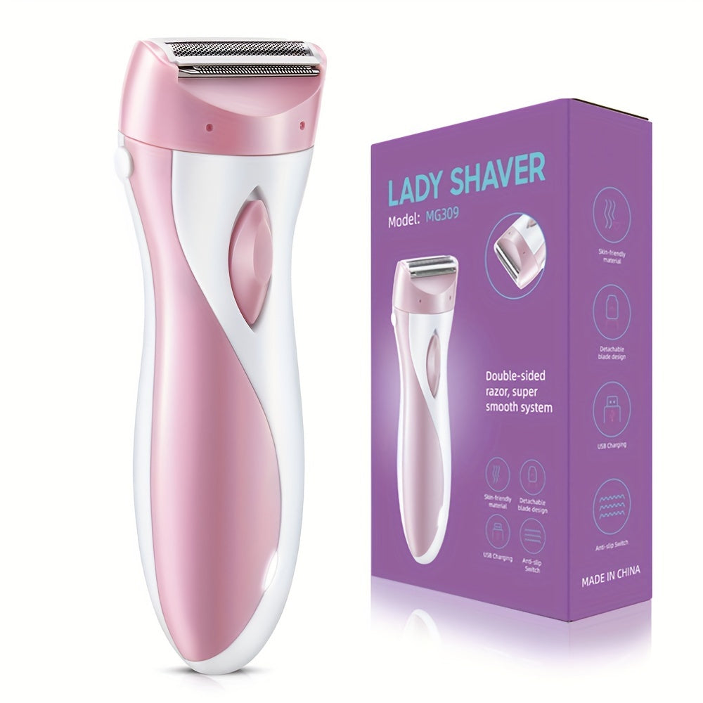 Women's Razor, Household Full-body USB Electric Hair Removal Instrument, Suitable for Women and Men-suitable for Face, Armpit, Arm, Bikini Line, Leg and Whole Body, Women Grooming Accessories Hair Care Supplies