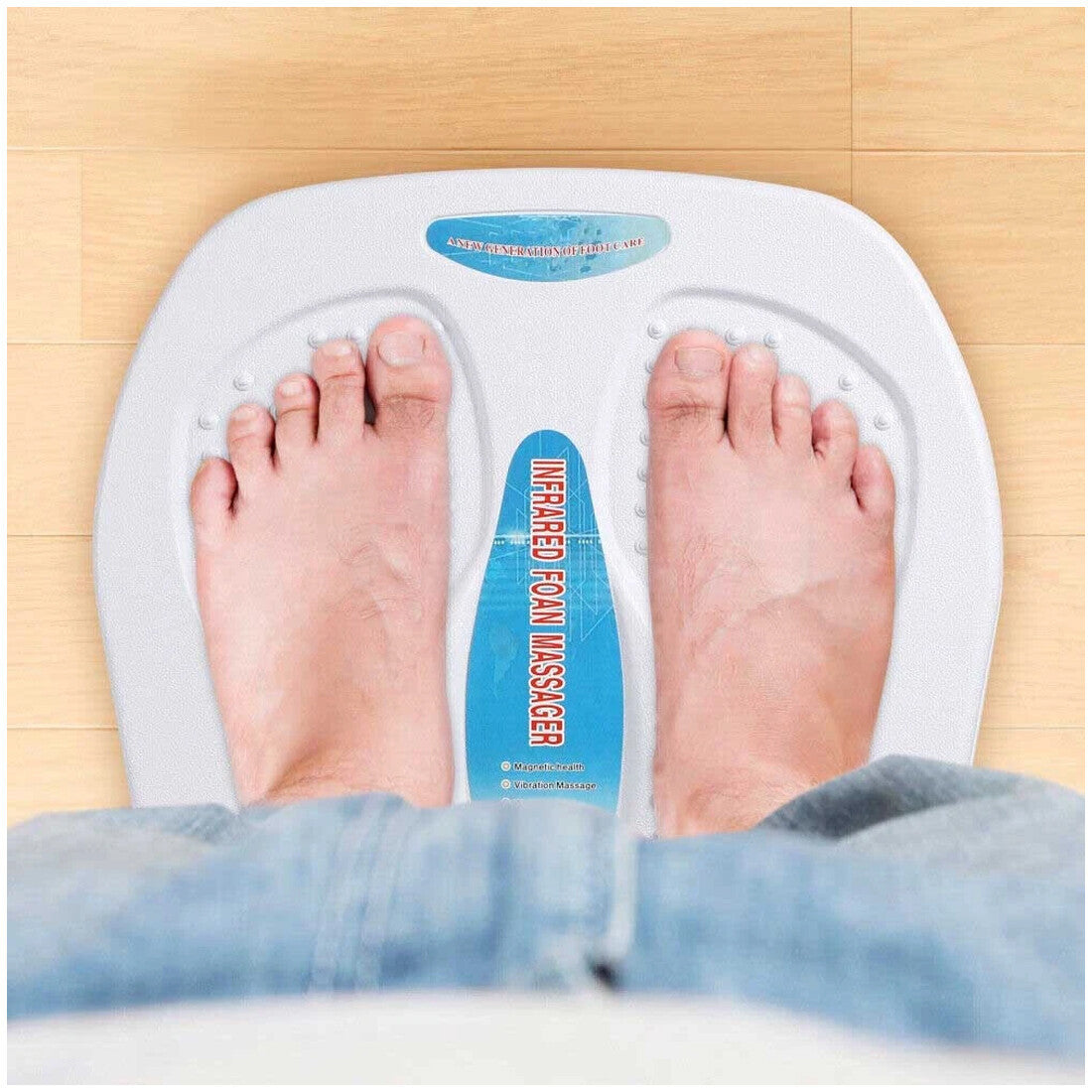 NEW!! Foot Leg Vibration Blood Circulation Enhancer Foot Massager with Heating 9 Modes Health Care Accessories Massage Devices