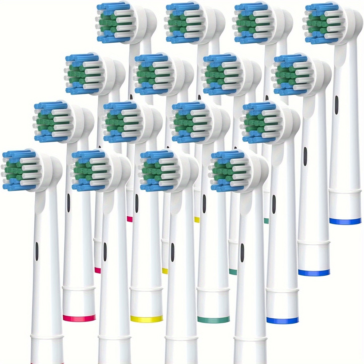 16PCS Set Oral B 16 Pack Professional Electric Toothbrush Heads Replacement, for Oral-B 7000/Pro 1000/9600/5000/3000/8000 Adult White, 1pc (16 Pack)